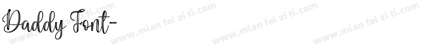 Daddy Font字体转换